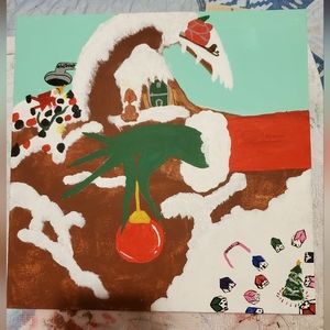 10x10 Grinch canvas